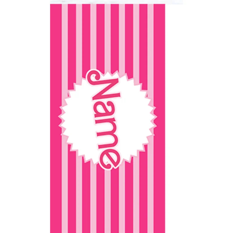 Customized Barbie Beach Towel