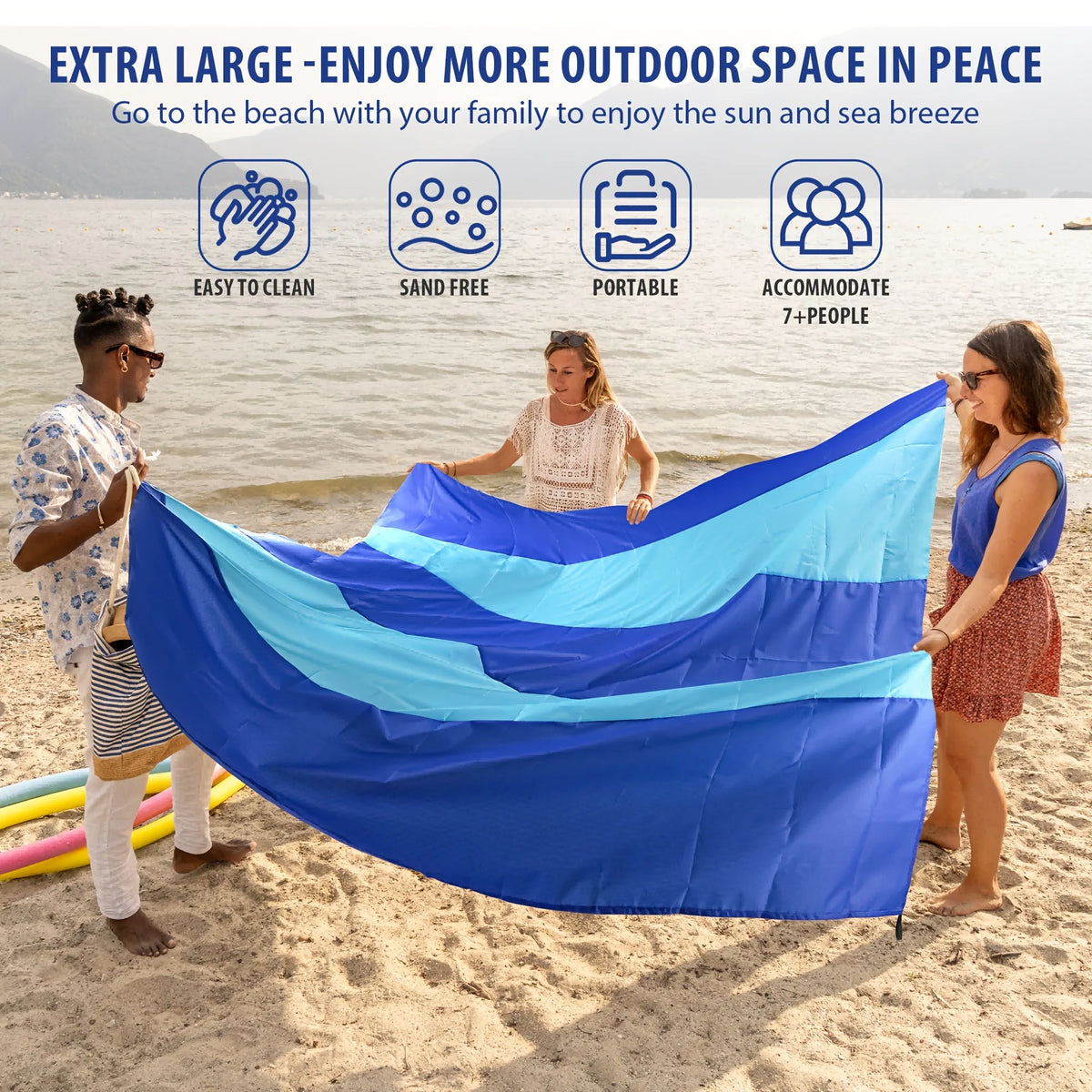 Large Oversized Sandproof Beach Blanket
