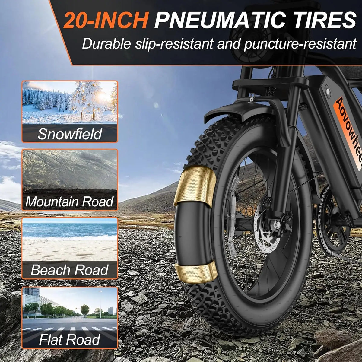 Electric Bike 20" Fat Tire