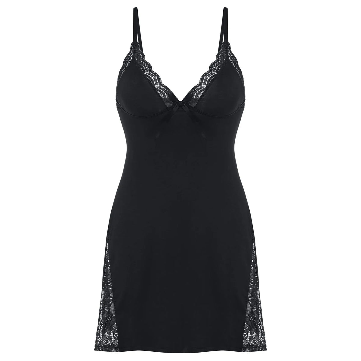 Lace Split Nightgown