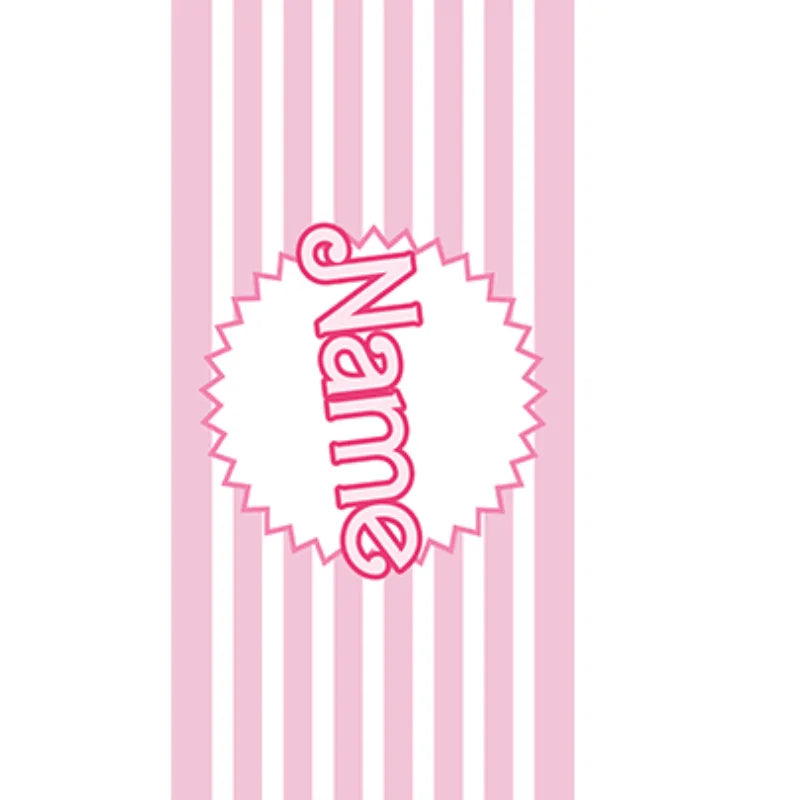 Customized Barbie Beach Towel