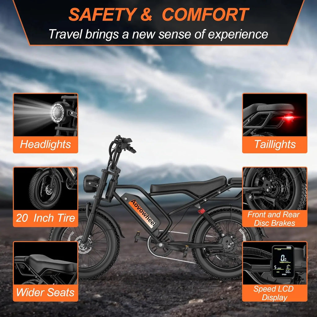 Electric Bike 20" Fat Tire
