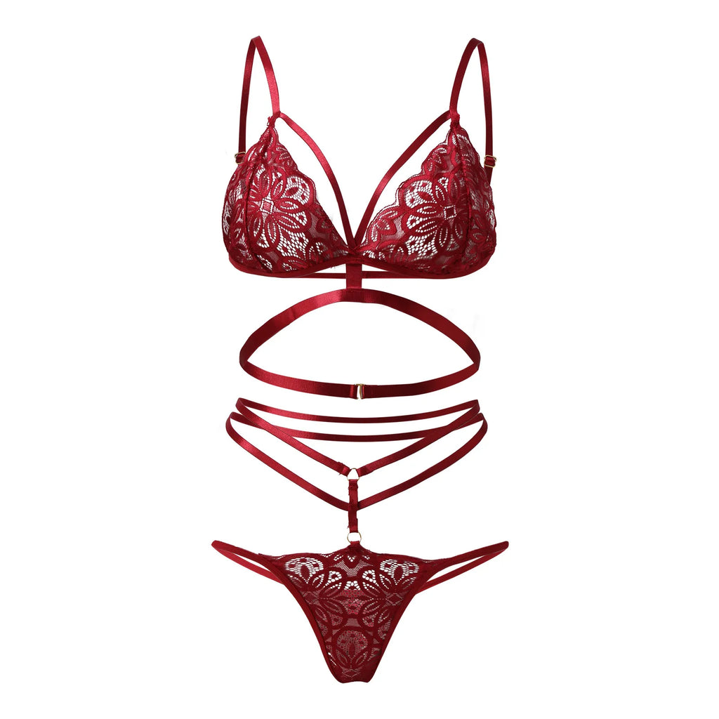 Sexy Perspective Lingerie Set