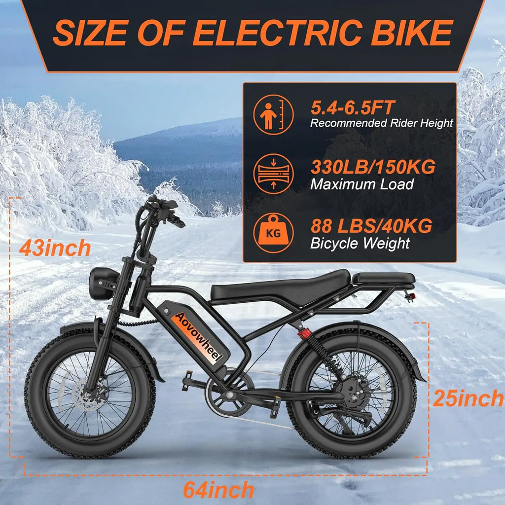 Electric Bike 20" Fat Tire
